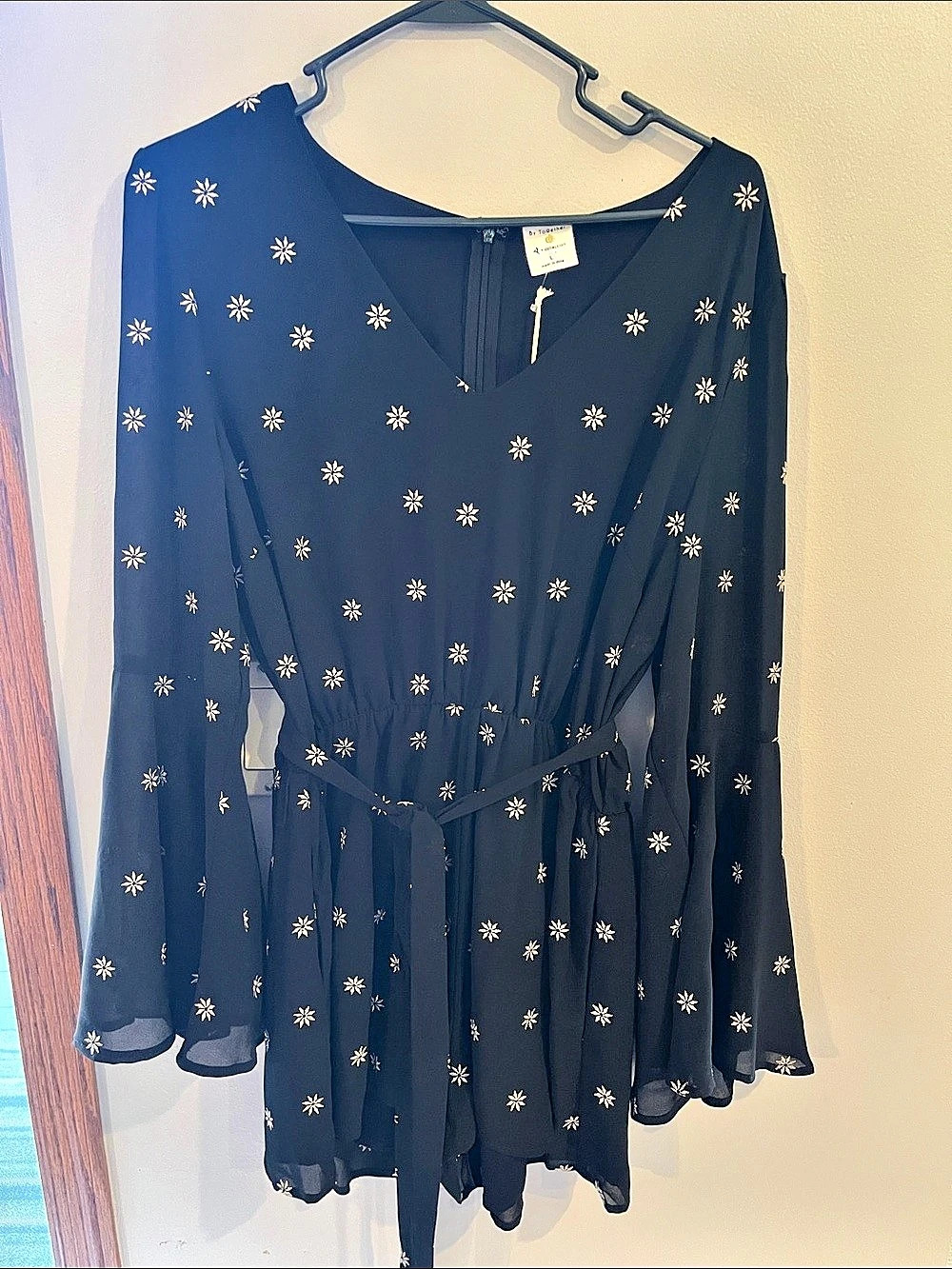 By Together Blue Floral Long Sleeve Dress